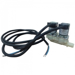 Double mixing water inlet solenoid valve with 2 connections - 042411